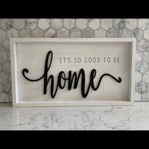 New black and white modern farmhouse sign